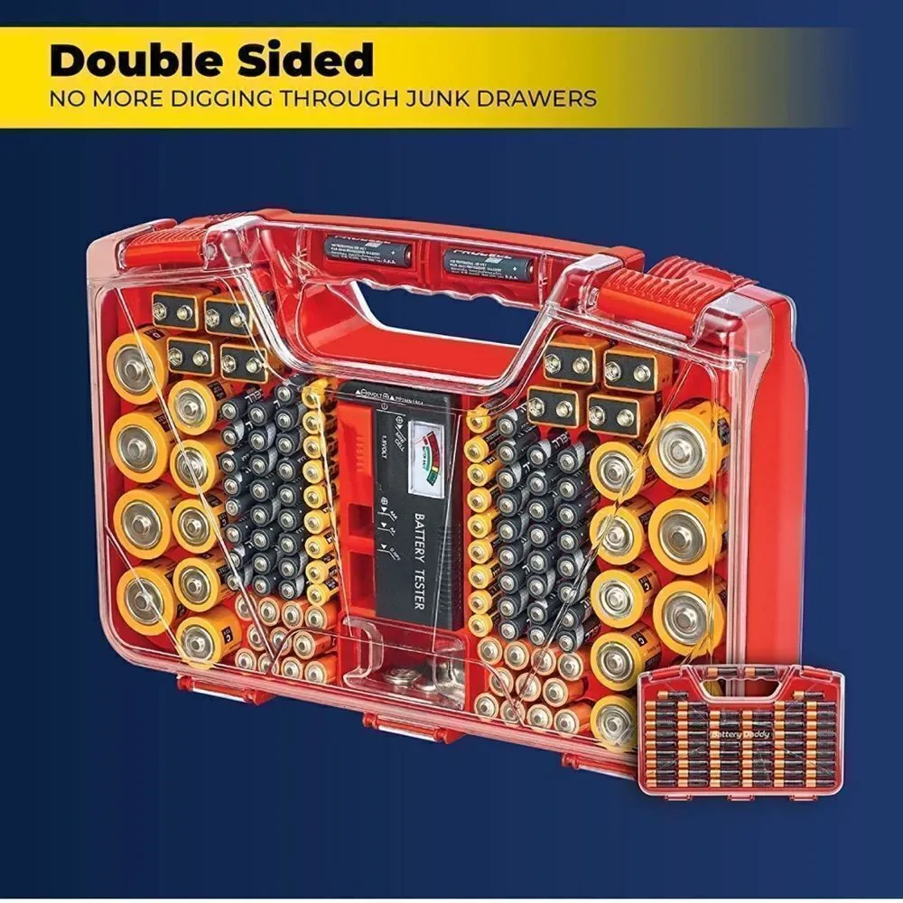 Battery Daddy Battery Organizer and Storage Case‎